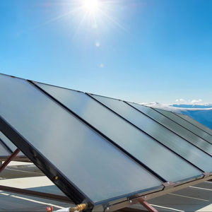 Système de capteur solaire à plaque plate en titane chromé noir UNIEPU avec panneaux solaires thermodynamiques en tuyau de cuivre et absorbeur solaire - Product Image 5