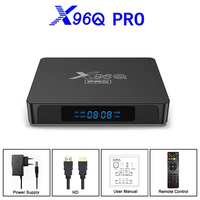 X96Q PRO Smart TV BOX Android 10.0 TVBOX Allwinner H313 4k 2.4 y 5G Wifi 2GB 16G Reproductor Multimedia Set Top Box