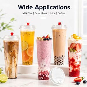 Vaso de Plástico Desechable de Alta Transparencia de 90 mm de Diámetro, Resistente al Calor, de 34 oz, para Café, Leche, Té y Fiestas, con Logotipo Personalizado - Product Image 4