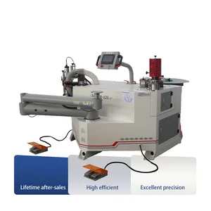 China Wood Abs Auto Curved Line Edge Bander Semi Automatic Edge Banding Machine Curve And Straight With Trimmer