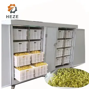 Automatic hydroponic soybean bean sprout shelling making machine processing line