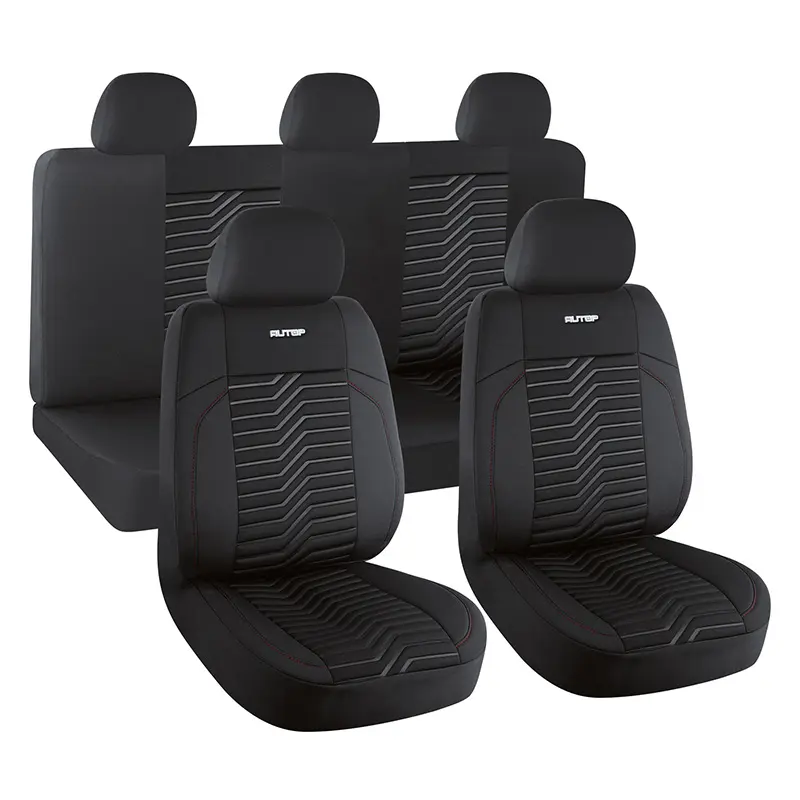 High Quality Universal Fit Polyester Fabric Full Set Car Accessories Car Seat Covers