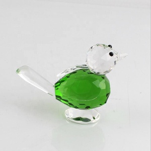 Cadeaux en cristal sculpture à la main animaux artisanat en cristal figurine d'oiseau pour la décoration - Product Image 3
