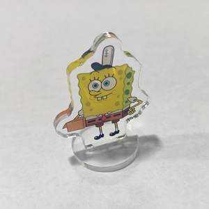 Cartoon <span class=keywords><strong>SpongeBob</strong></span> Acryl Zweidimensionale Lustige Dekoration Individueller Patrick Star Schlüsselanhänger mit Gewebtem Seilband - Product Image 3