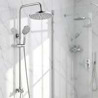 Ensemble de douche XILAIDUN de haute qualité avec réglage en hauteur, douche à effet pluie en laiton massif