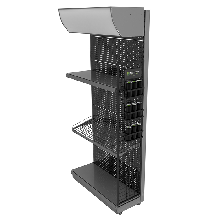 Customized Metal Light-duty Display Stand Metal Extender Fanta Display Rack for Supermarket — view 5