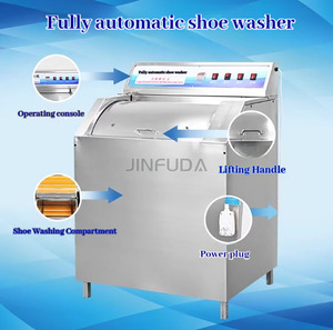 Lavadora <span class=keywords><strong>de</strong></span> <span class=keywords><strong>Calzado</strong></span> Comercial Automática <span class=keywords><strong>de</strong></span> Acero Inoxidable, Limpiadora Industrial <span class=keywords><strong>de</strong></span> <span class=keywords><strong>Calzado</strong></span> - Product Image 3