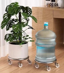 Support mobile de rangement pour cuisine <span class=keywords><strong>Chariot</strong></span> utilitaire pour bouteilles de <span class=keywords><strong>gaz</strong></span> Support pour fleurs pour la maison - Product Image 3