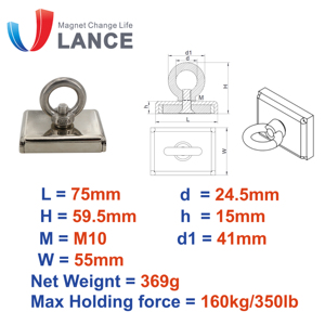 מאוד יציב ביצועים הצלה חזקה דיג מגנט neodymium מגנטים עבור דיג - Product Image 4