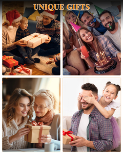 Adorno de cristal acrílico en forma de corazón, regalo para el Día de la Madre, con palabra personalizada impresa, colgante para coche, decoración del hogar, Navidad - Product Image 6