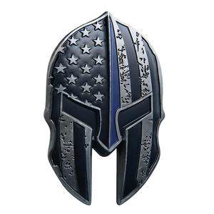 Pièce de monnaie commémorative vintage en métal, en forme de <span class=keywords><strong>casque</strong></span> de Spartan, décoration créative, souvenir de collection unique - Product Image 2