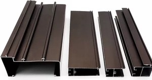 Custom Black Metal Building Materials Anodized Extruded Industrial Profile Aluminum Gusset <b>Plate</b> - Product Image 4