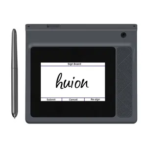 Huion 5.0 इंच बैटरी-नि: शुल्क इलेक्ट्रॉनिक हस्ताक्षर हस्ताक्षर के लिए कलम के साथ पैड और paperless कार्यालय DS530