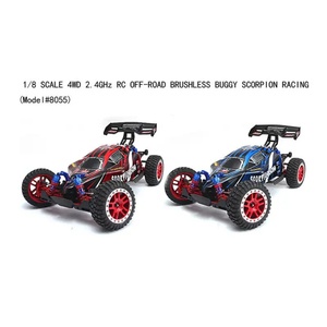 SJY-8055 1/8 2.4G Vehículo Todoterreno RC, Auto de Carreras de Alta Velocidad sin Escobillas para Niños, Juguetes Educativos, Regalo de Cumpleaños - Rojo - Product Image 4