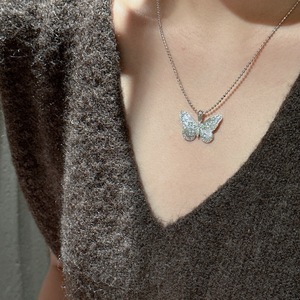 Collar de Plata de Ley S925 con Colgante de Gota de Agua Minimalista con Borla de Lágrima, Cadena Fina y Delicada para la Clavícula - Product Image 3