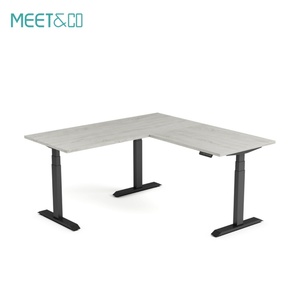 Escritorio Eléctrico Ajustable en Altura Personalizado con Botones de Memoria y Cajones de Almacenamiento, Fabricante para Espacios de Oficina Compactos - Product Image 1