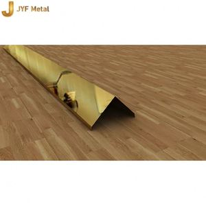 LL407 Profilés décoratifs d'angle en L personnalisés pour cuisine, bandes décoratives en métal pour carreaux muraux en acier inoxydable or rose - Product Image 4