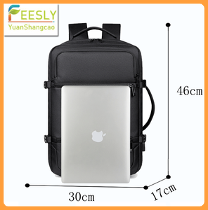 15-Inches Laptop Bag Durable Waterproof Oxford USB Port Bag Fashionable School Bag for Students - Product Image 1
