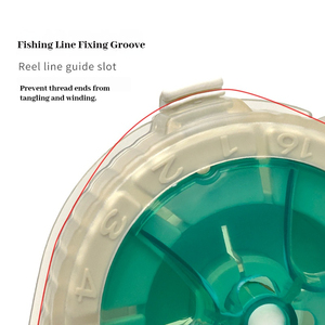 Boîte de rangement portable pour ligne de pêche anti-retour avec coupe-ligne intégré pour ligne de pêche à la <span class=keywords><strong>leurre</strong></span> et tippet - Product Image 5