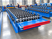 Machine automatique de formage à froid pour tôles de toiture trapézoïdales en aluminium T18, machine de fabrication de panneaux métalliques et de tuiles