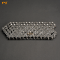Chaîne de transmission SFR Heavy Duty 420H/420/420pro, 122 maillons, pour mini moto tout-terrain, karting, VTT, quad, pit bike