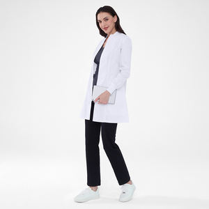 Logo couleur support personnalisé à manches longues médecin Salon de beauté hôpital pharmacie laboratoire blouse de laboratoire blanche blouse chirurgicale - Product Image 2