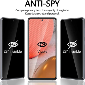 Protecteur d'écran de confidentialité pour <span class=keywords><strong>Samsung</strong></span> F02S F15 5G <span class=keywords><strong>Samsung</strong></span> M44 <span class=keywords><strong>Samsung</strong></span> S24 5G S24 Ultra 5G S20FE Verre Anti-espion - Product Image 2