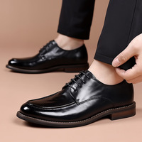 Übergrößen Herren Oxford Schnürschuhe mit Weitem Schaft, Plateauschuhe für Business, Hochzeit und Alltag, OEM ODM Unterstützung, Großhandel