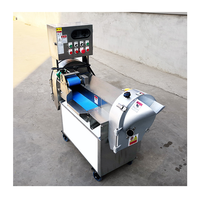 Industriële Cassave Snijmachine Komkommer Bieten Aardappelwortelblokje Bananenchips Fruit Ananas Frietjes Snijmachine