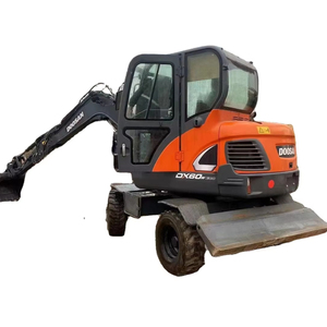 Promoción Excavadora de Ruedas Doosan Dh-60 Modelo 2016 Buen Estado Componentes Principales de Bomba y Motor Incluidos Precio Económico - Product Image 1