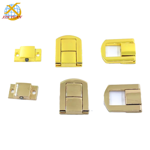 Commercio all'ingrosso di alta qualità colore oro 32*25mm/30*24mm serratura per scatola di gioielli di lusso scatola di vino in legno - Product Image 1