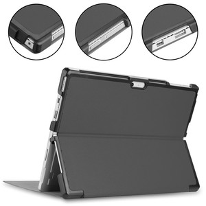 Eyi — étui de protection en cuir pu pour tablette, <span class=keywords><strong>housse</strong></span> universelle pour microsoft <span class=keywords><strong>Surface</strong></span> <span class=keywords><strong>Pro</strong></span>, 4, 5, 6, <span class=keywords><strong>7</strong></span>, vente en gros, d'usine - Product Image 4
