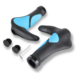 10035 <span class=keywords><strong>vtt</strong></span> Fixie vélo pliant route vélo guidon barre <span class=keywords><strong>de</strong></span> préhension extrémité klaxon ergonomique élargir tenant haute résistance PP + TPR alliage <span class=keywords><strong>de</strong></span> caoutchouc - Product Image 4