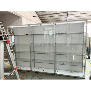 Sử dụng đầy đủ tầm nhìn kính hiển thị trường hợp/kính tháp hiển thị trường hợp/thắp sáng kính hiển thị trường hợp khói cửa hàng hiển thị trường hợp - Product Image 5