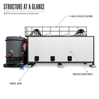 Chaudière à vapeur industrielle à biomasse 4-25 bars, alimentée à la cire de riz et à la paille, pour l'industrie minière, avec technologie anti-coking brevetée