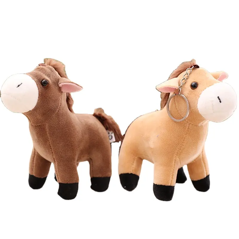 UTOYS Plush Stuffed toy Cute horse doll Stuffed toy Wholesale pony simulation pony key chain doll bag pendant