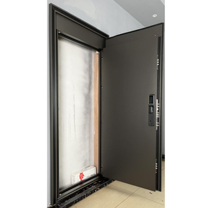 Top marque élégant design moderne extérieur métal acier porte d'entrée en gros villa porte de sécurité - Product Image 2