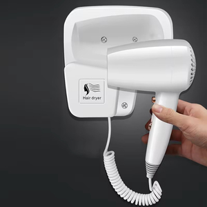 Secador de Pelo de Alta Potencia para Montar en la Pared, Resistente a la Humedad, Sin Perforaciones, para Baño de Hotel, Casa de Huéspedes y Uso Doméstico - Product Image 3