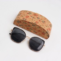 Étui à lunettes coloré WholeCork coque dure lunettes boîte d'emballage étuis à lunettes de soleil en bois