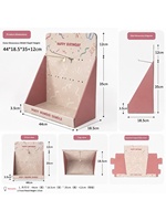Emballage en carton ondulé pliable pour présentoirs de magasin, emballage prêt à l'emploi pour étagères, boîtes en papier pour présentation