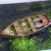 Pagaie en bois cadeau promotionnel, bateau en bois pour pêche à la voile