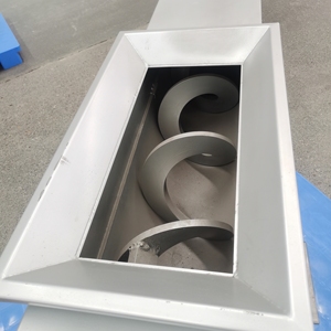 Ss304 Durable en forma de U Tratamiento de aguas residuales Eliminación Horizontal Vuelo único Máquina transportadora de tornillo sin eje para <span class=keywords><strong>WTP</strong></span> - Product Image 3
