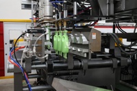 Plastique de machine de moulage par soufflage d'extrusion pour la bouteille de lait de pp 200ml 500ml jerrycan de 1 gallon faisant la machine à grande vitesse de moulage par soufflage