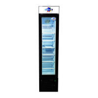 Meisda Vente Chaude Vitrine Réfrigérée Écologique Verticale pour Crème Glacée pour Supermarché
