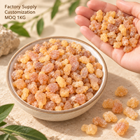 Résine d'encens 100% pure et naturelle en granulés, Olibanum Boswellia, gomme aromatique en vrac pour encens et parfums