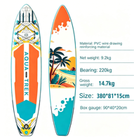 Planche à pagaie gonflable tout usage 12'6"*32"*6" pour le surf et les activités nautiques en extérieur