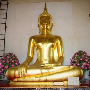 El yapımı altın bronz buda heykeli yaşam boyutu satmak için - Product Image 3