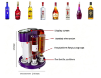 Machine à cocktails intelligente Tolcat pour bureau, préparation automatique de boissons alcoolisées et jus, prise en charge de recettes personnalisées pour les lieux de divertissement commerciaux