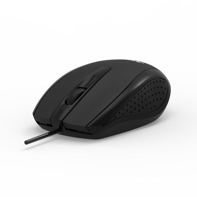 AIKUN KM602 Office Home Used Wired 3D Optical Mouse,1200DPI,USB Cable,Rubber Wheel,Plug and Play