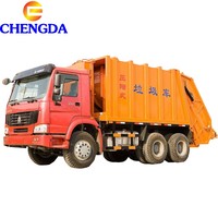 Camion compacteur de déchets Sinotruk 430 ch 6x4, 3 essieux, Euro 1 Diesel, 30 m3, pour la collecte des ordures, poids lourd